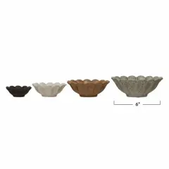 Hello Honey&reg; Stoneware Flower Bowl Set