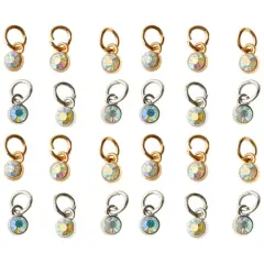 AB Pastel Crystal Drop Charm Set by Bead Landing&trade;