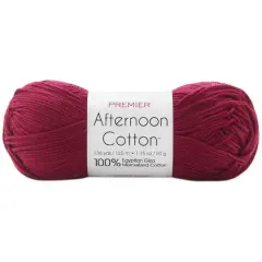 Premier&reg; Afternoon Cotton&trade; Yarn Cabernet