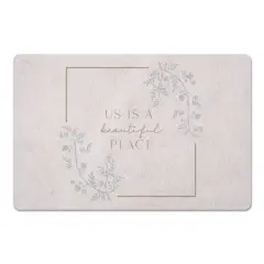18" x 27" Us is A Beautiful Place Floor Mat