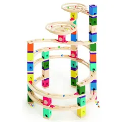 Hape Quadrilla Wooden The Cyclone Marble Run Construction Set