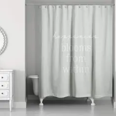 Happiness from Sage 71" x 74" Shower Curtain