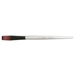 Simply Simmons Extra-Firm Synthetic Long Handle Flat Brush