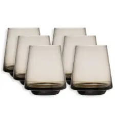 Hello Honey&reg; 12oz. Smokey Gray Stemless Wine Glasses, 6ct.