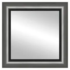 Timeless Frames&reg; Pewter 12" x 12" Cleo Framed Mirror 