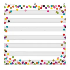 Teacher Created Resources Confetti 7 Pocket Chart