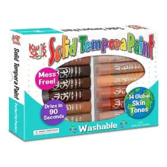 Kwik Stix&trade; Global Skin Tones Tempera Paint Sticks