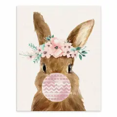 Easter Bunny Bubblegum 8" x 10" Tabletop Canvas