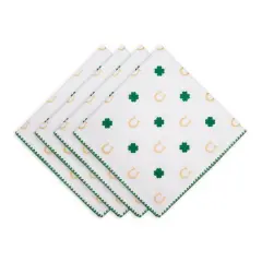 DII&reg; Clover Horseshoe Printed Napkins, 4ct.
