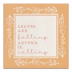 Leaves Are Falling Canvas Wall Art