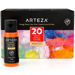 Arteza&reg; Vintage Hues Craft Acrylic Paint Set