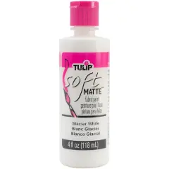 Tulip&reg; Matte Soft Fabric Paint, 4oz. Glacier White