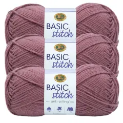 3 Pack Lion Brand&reg; Basic Stitch Anti Pilling&trade; Yarn Deco Rose