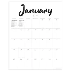 2026 Large Art Poster Wall Calendar