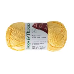 Silky Soft&trade; Yarn by Loops & Threads&reg; Banana