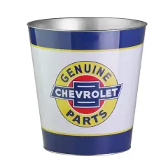 American Art D&eacute;cor&trade; 11" Genuine Chevy Parts Decorative Metal Trash Can