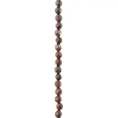 Red Silverite Tiger Eye Faceted Round Beads by Bead Landing&trade;, 6mm