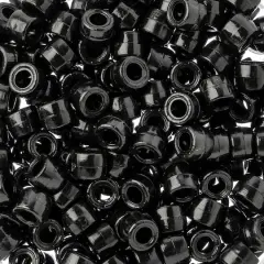 John Bead 6mm Opaque Plastic Mini Pony Beads, 1,000ct. Black