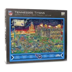 Joe Journeyman NFL 500 Piece Jigsaw Puzzle Tennessee Titans