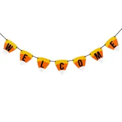 31" Candy Corn Welcome Banner