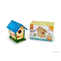 Toysmith Beetle & Bee Build a Bird Bungalow&trade; DIY Birdhouse Activity Kit
