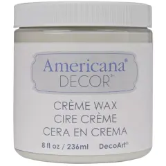 DecoArt&reg; Americana Decor&reg; Cr&egrave;me Wax, 8oz. Clear