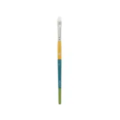 Princeton&trade; Snap!&trade; Series 9850 White Taklon Short Handle Bright Shader Brush