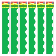 Trend Enterprises&reg; Terrific Trimmers&reg; Classic Borders, 234ft. Green