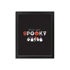 Get Spooky Black Framed Print Wall Art