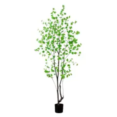 8ft. Potted Artificial Minimalist Enkianthus Tree