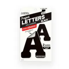 ArtSkills&reg; 2.5" to 4" Black 160 Piece Paper Poster Letter Set