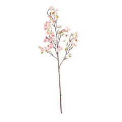 41" Pink Cherry Blossom Flower Stems, 3ct.