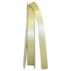 JAM Paper 5/8" x 100yd. Double Face Satin Ribbon Maize