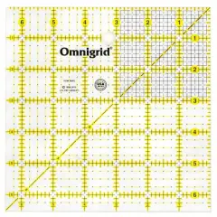 Omnigrid&reg; 6.5" x 6.5" Square Quilting & Sewing Ruler