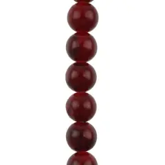 Dark Red Dyed Quartz Round Beads, 8mm by Bead Landing&trade;