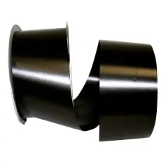 JAM Paper 2.5" x 100yd. Plastic Florentine Ribbon Black