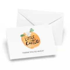 Hortense B. Hewitt Co. Little Cutie Baby Shower Thank You Notes & Envelopes