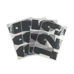 8" Iron-On Numbers by Make Market&reg; Black