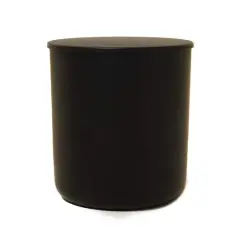 makesy 8oz. Matte Black Aura Vessel + Lid, 12ct.