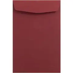JAM Paper 6" x 9" Open End Catalog Premium Envelopes, 25ct. Dark Red