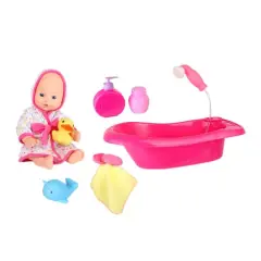 Dream Collection 12" Baby Bath Time Play Set Toy