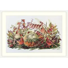 Merejka Rhapsody in Red Counted Cross Stitch Kit