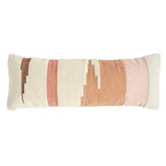 Hello Honey&reg; Multicolor Kilim Handwoven Cotton Lumbar Pillow