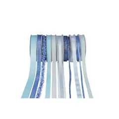 Value Pack Ribbon, 10ct. by Celebrate It&reg; Soft Blue
