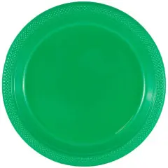 JAM Paper 7" Plastic Party Plates, 20ct. Green