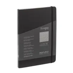 Fabriano&reg; EcoQua Plus A5 Graph Stitch-Bound Notebook Black