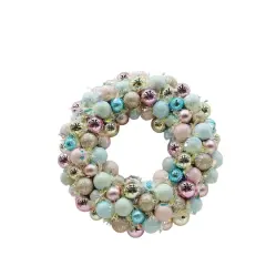 22" Sparkly Shatterproof Ball Ornament Wreath by Ashland&reg;
