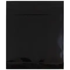 JAM Paper VELCRO&reg; Closure 9.75" x 11.75" Expandable Open End Envelopes, 12ct. Black