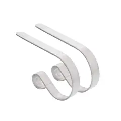 Haute Decor MantleClip&trade; Real Galvanized Stocking Holders, 2ct.