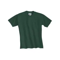 JERZEES&reg; DRI-POWER&reg; 50/50 Cotton/Poly Pocket T-Shirt Forest Green